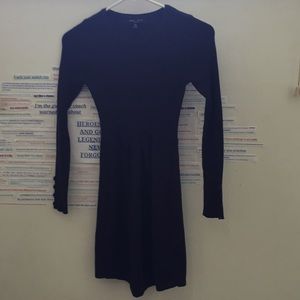 Romeo and Juliet couture small navy dress